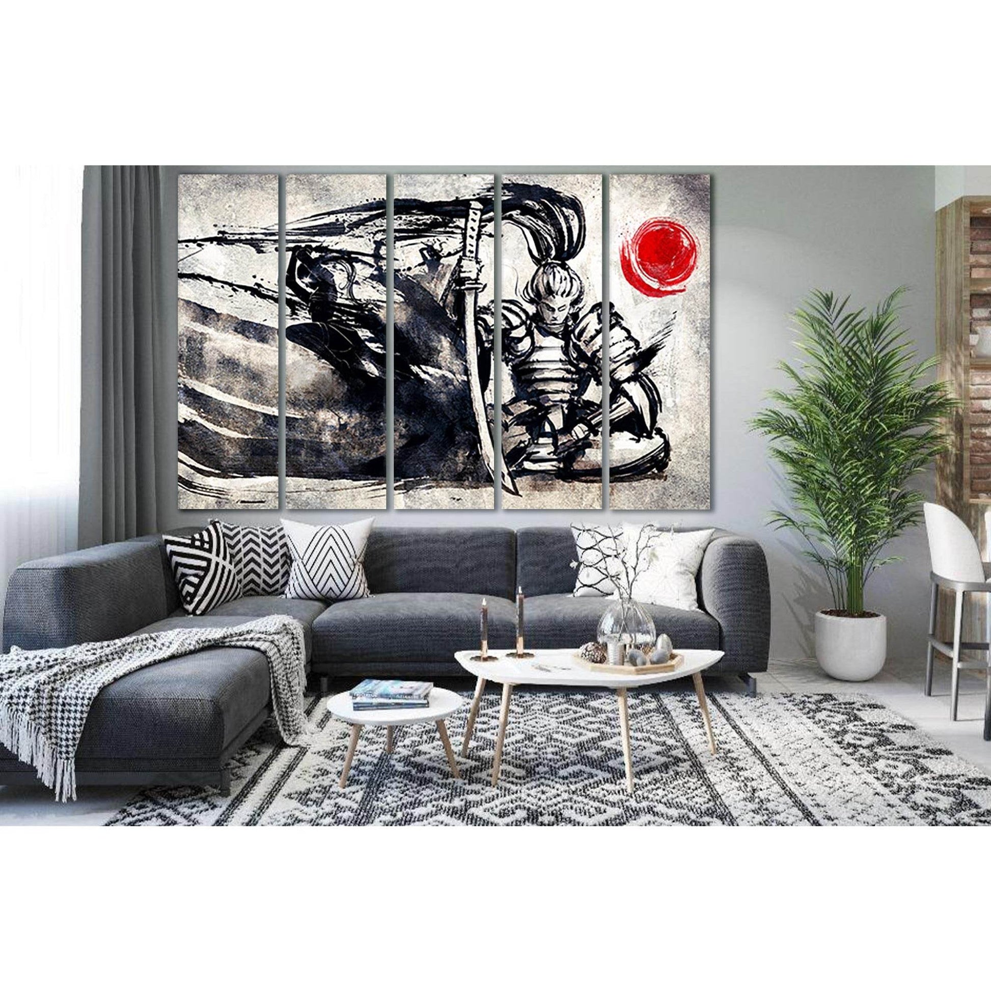Samurai Sits In A Meditative Pose №SL1243 Ready to Hang Canvas PrintCanvas art arrives ready to hang, with hanging accessories included and no additional framing required. Every canvas print is hand-crafted, made on-demand at our workshop and expertly str
