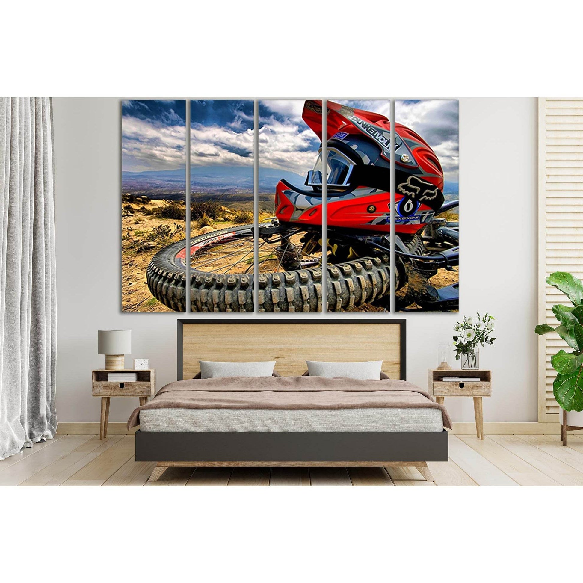 BMX Sport №SL935 Ready to Hang Canvas PrintCanvas art arrives ready to hang, with hanging accessories included and no additional framing required. Every canvas print is hand-crafted, made on-demand at our workshop and expertly stretched around 100% North
