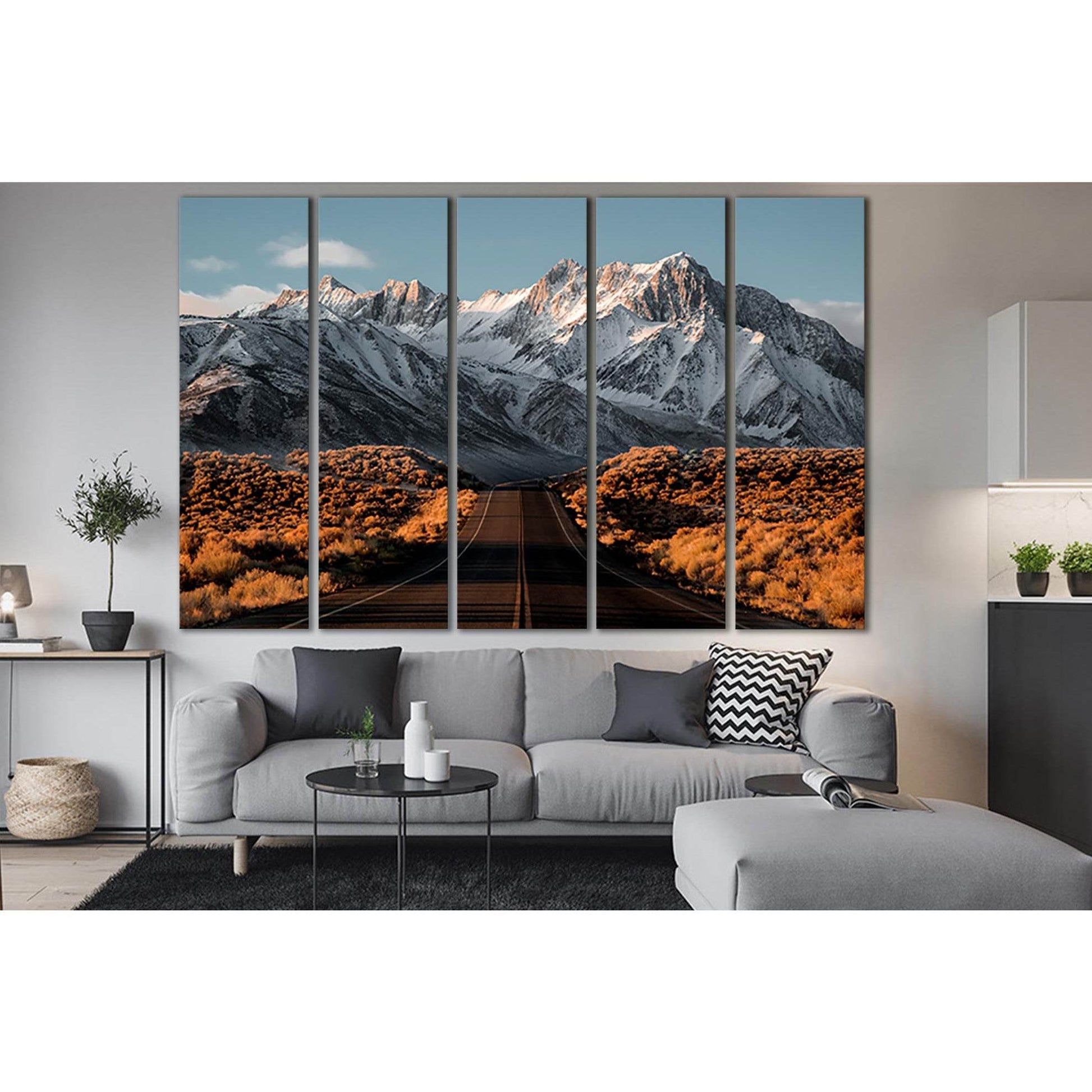Road To The Snowy Mountains №SL1568 Ready to Hang Canvas PrintCanvas art arrives ready to hang, with hanging accessories included and no additional framing required. Every canvas print is hand-crafted, made on-demand at our workshop and expertly stretched