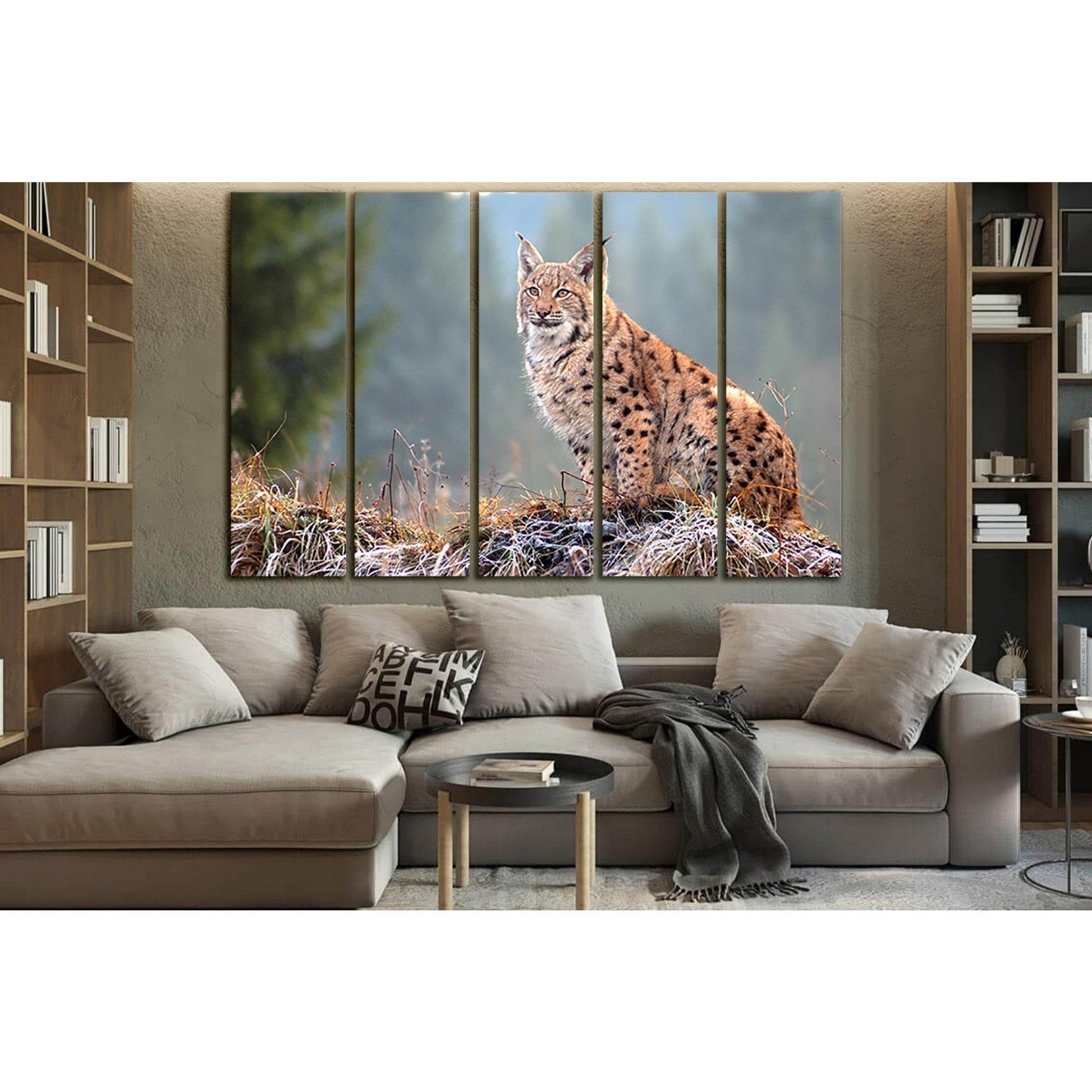 The Eurasian lynx №SL1541 Ready to Hang Canvas PrintCanvas art arrives ready to hang, with hanging accessories included and no additional framing required. Every canvas print is hand-crafted, made on-demand at our workshop and expertly stretched around 10