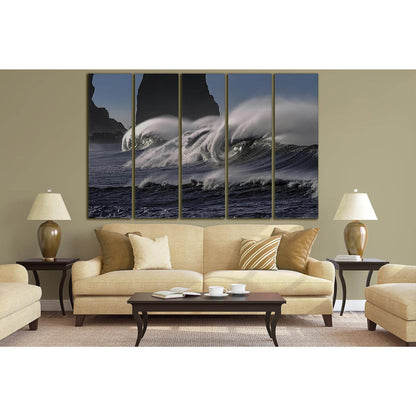 Powerful Ocean Waves №SL189 Ready to Hang Canvas PrintCanvas art arrives ready to hang, with hanging accessories included and no additional framing required. Every canvas print is hand-crafted, made on-demand at our workshop and expertly stretched around