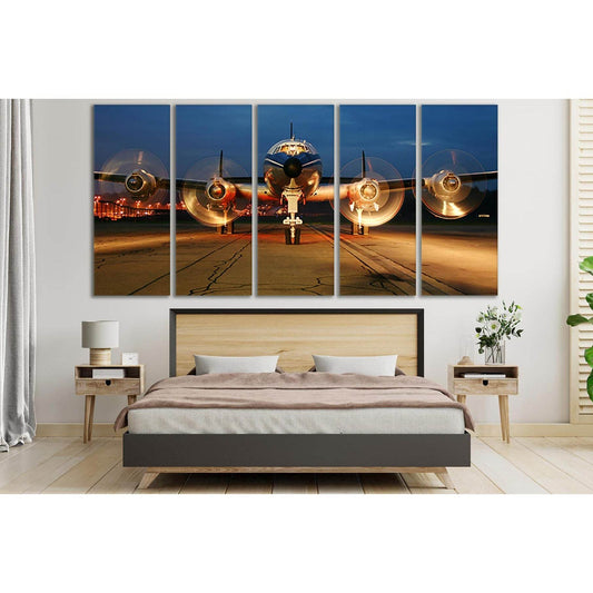 Airplane With Running Engines №SL784 Ready to Hang Canvas PrintCanvas art arrives ready to hang, with hanging accessories included and no additional framing required. Every canvas print is hand-crafted, made on-demand at our workshop and expertly stretche