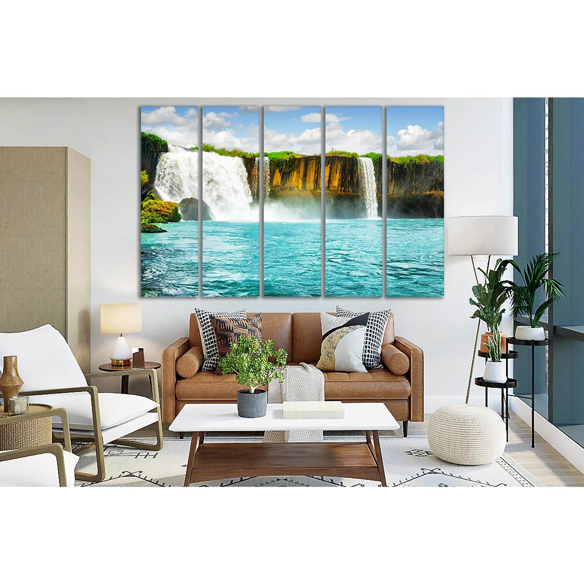 Dray Nur Waterfall №SL452 Ready to Hang Canvas PrintCanvas art arrives ready to hang, with hanging accessories included and no additional framing required. Every canvas print is hand-crafted, made on-demand at our workshop and expertly stretched around 10