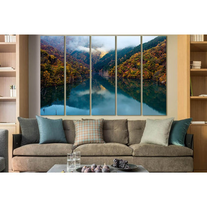 Mountain Lake In Autumn №SL1489 Ready to Hang Canvas PrintCanvas art arrives ready to hang, with hanging accessories included and no additional framing required. Every canvas print is hand-crafted, made on-demand at our workshop and expertly stretched aro