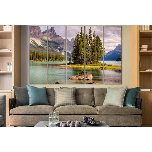 Conifers Between Rocks On The River №SL1060 Ready to Hang Canvas PrintCanvas art arrives ready to hang, with hanging accessories included and no additional framing required. Every canvas print is hand-crafted, made on-demand at our workshop and expertly s