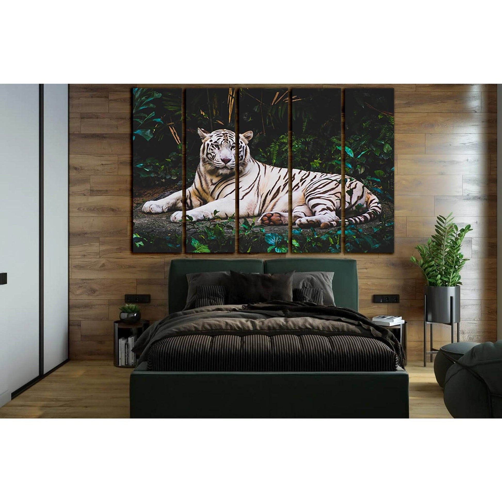 Rare White Tiger №SL1537 Ready to Hang Canvas PrintCanvas art arrives ready to hang, with hanging accessories included and no additional framing required. Every canvas print is hand-crafted, made on-demand at our workshop and expertly stretched around 100