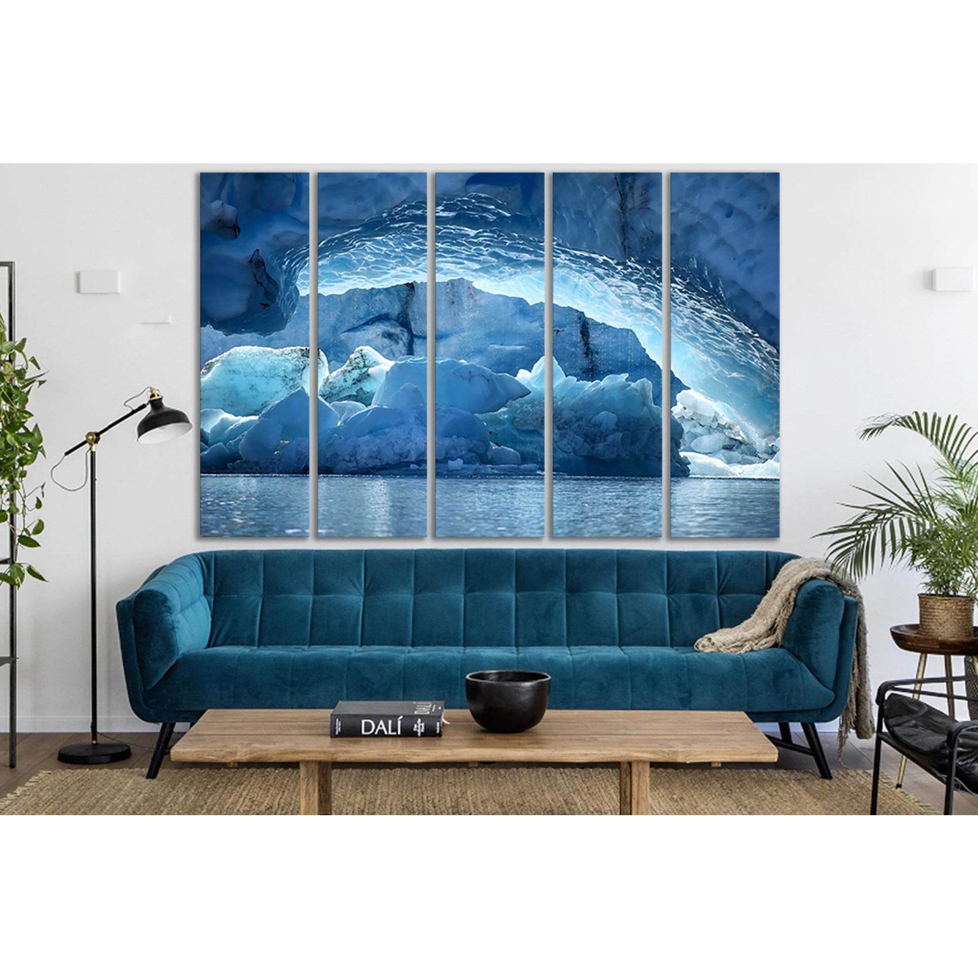 Ice Cave At Spencer Glacier №SL1352 Ready to Hang Canvas PrintCanvas art arrives ready to hang, with hanging accessories included and no additional framing required. Every canvas print is hand-crafted, made on-demand at our workshop and expertly stretched