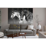 Horses Running Gallop In The Desert №SL1559 Ready to Hang Canvas Print