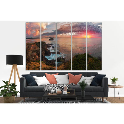 Sunsets Coast Colored Clouds №SL296 Ready to Hang Canvas PrintCanvas art arrives ready to hang, with hanging accessories included and no additional framing required. Every canvas print is hand-crafted, made on-demand at our workshop and expertly stretched