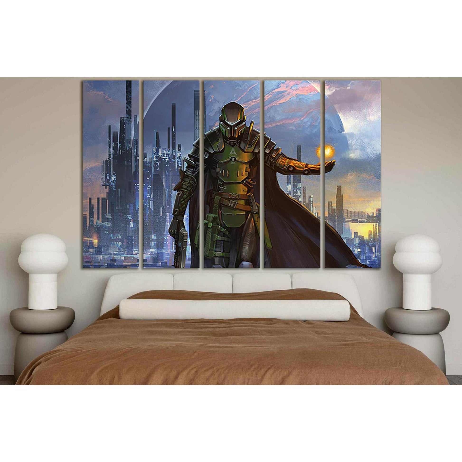 Great Fantastic Warrior №SL1285 Ready to Hang Canvas PrintCanvas art arrives ready to hang, with hanging accessories included and no additional framing required. Every canvas print is hand-crafted, made on-demand at our workshop and expertly stretched aro