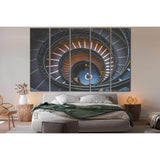 Empty Spiral Staircase №SL1374 Ready to Hang Canvas Print