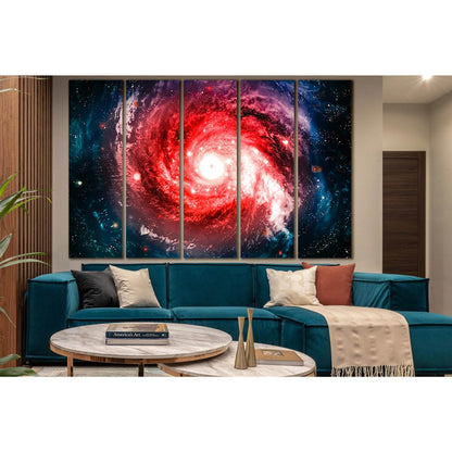 Galaxy In Red Light №SL987 Ready to Hang Canvas PrintCanvas art arrives ready to hang, with hanging accessories included and no additional framing required. Every canvas print is hand-crafted, made on-demand at our workshop and expertly stretched around 1