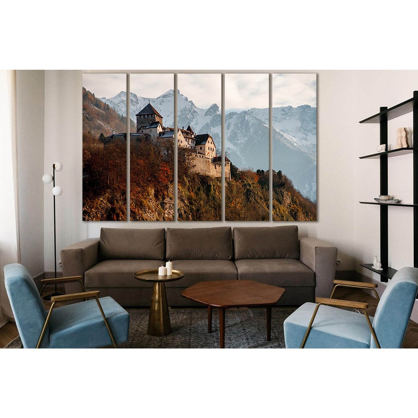 Castle Vaduz №SL1385 Ready to Hang Canvas PrintCanvas art arrives ready to hang, with hanging accessories included and no additional framing required. Every canvas print is hand-crafted, made on-demand at our workshop and expertly stretched around 100% No