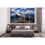 Landscape Lake Between Mountains №SL1581 Ready to Hang Canvas Print