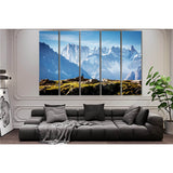 Views Mont Blanc Glacier №SL1342 Ready to Hang Canvas Print