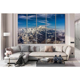 Snow Mountains And Clouds №SL1570 Ready to Hang Canvas Print