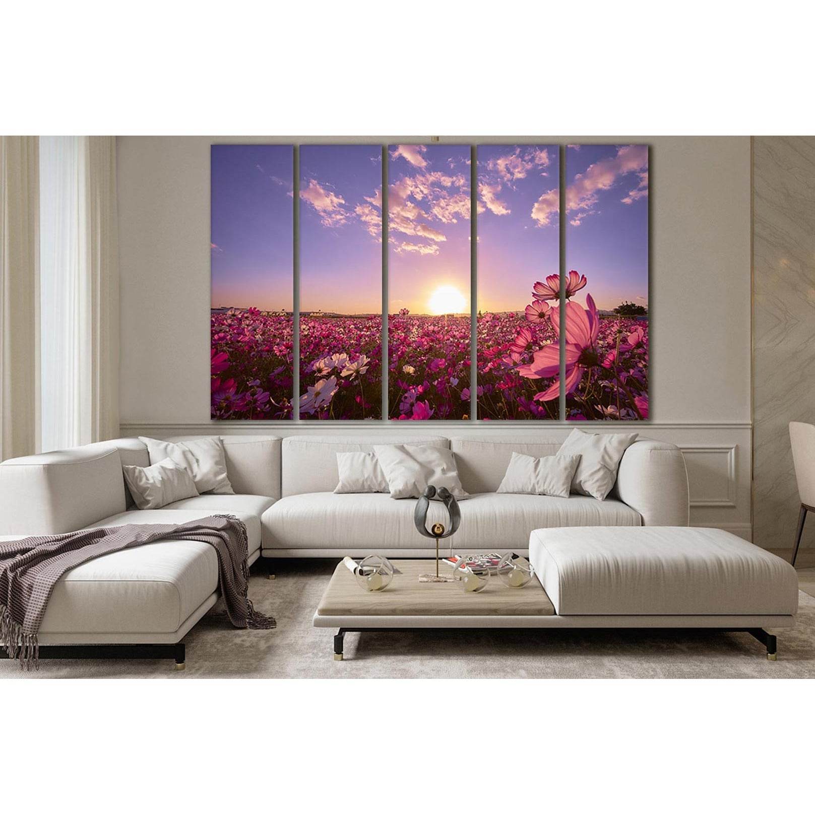 Flower Field At Sunrise №SL295 Ready to Hang Canvas PrintCanvas art arrives ready to hang, with hanging accessories included and no additional framing required. Every canvas print is hand-crafted, made on-demand at our workshop and expertly stretched arou