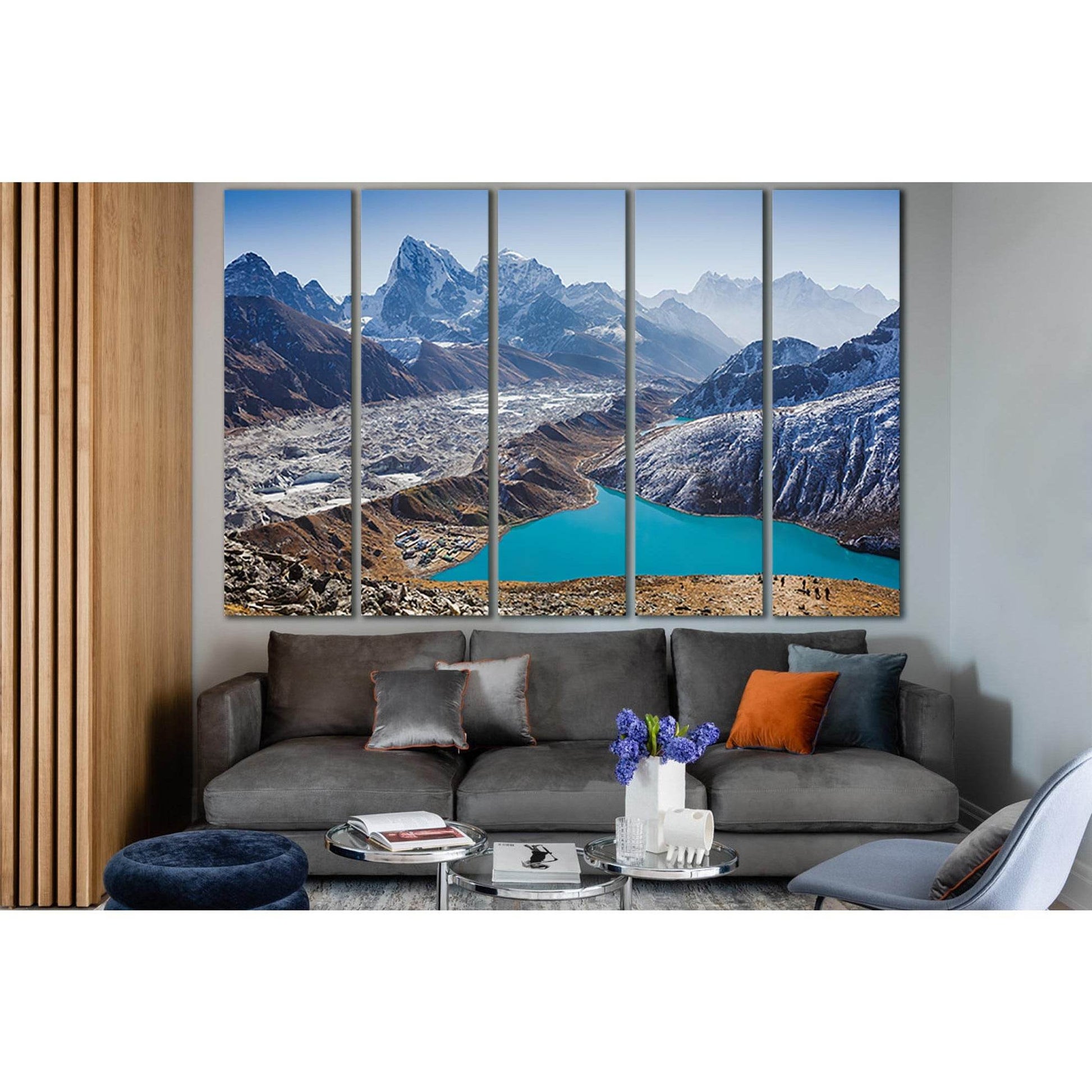 Ngozumpa Glacier Flowing Down №SL1355 Ready to Hang Canvas PrintCanvas art arrives ready to hang, with hanging accessories included and no additional framing required. Every canvas print is hand-crafted, made on-demand at our workshop and expertly stretch