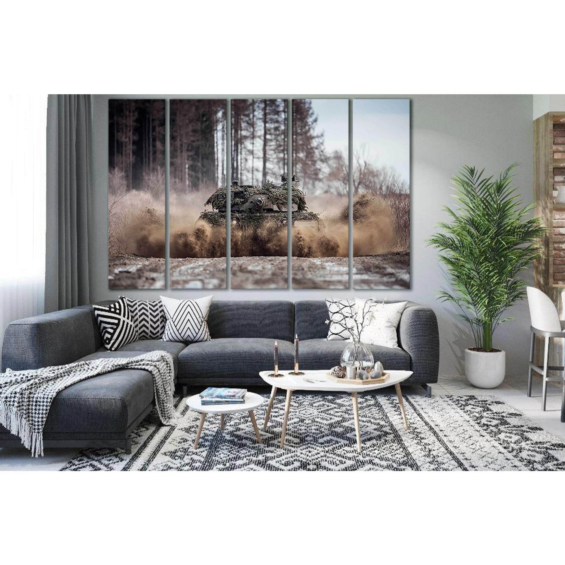Leopard 2a4 German Battle Tank №SL1445 Ready to Hang Canvas PrintCanvas art arrives ready to hang, with hanging accessories included and no additional framing required. Every canvas print is hand-crafted, made on-demand at our workshop and expertly stretc