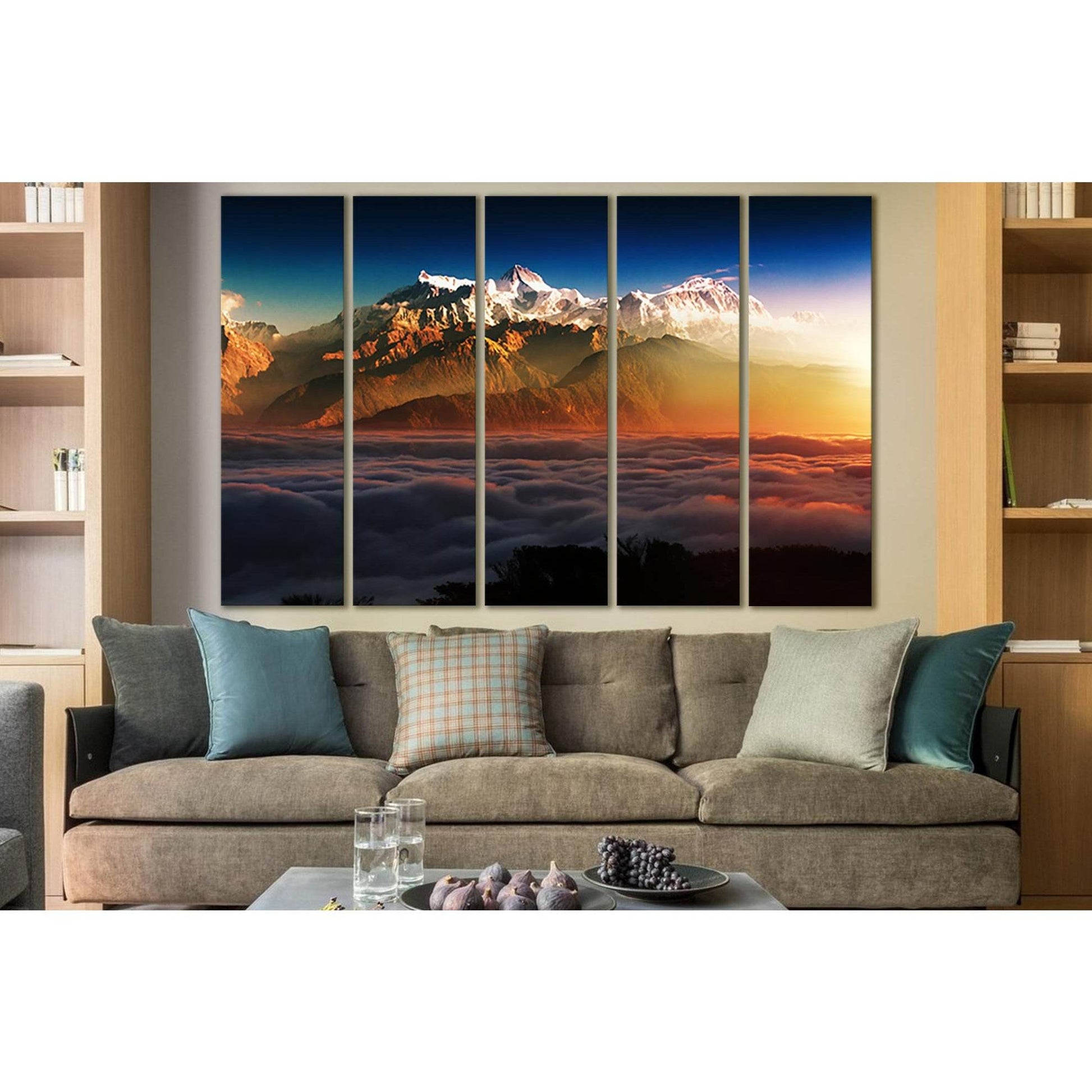 Mountains In Clouds №SL1590 Ready to Hang Canvas PrintCanvas art arrives ready to hang, with hanging accessories included and no additional framing required. Every canvas print is hand-crafted, made on-demand at our workshop and expertly stretched around