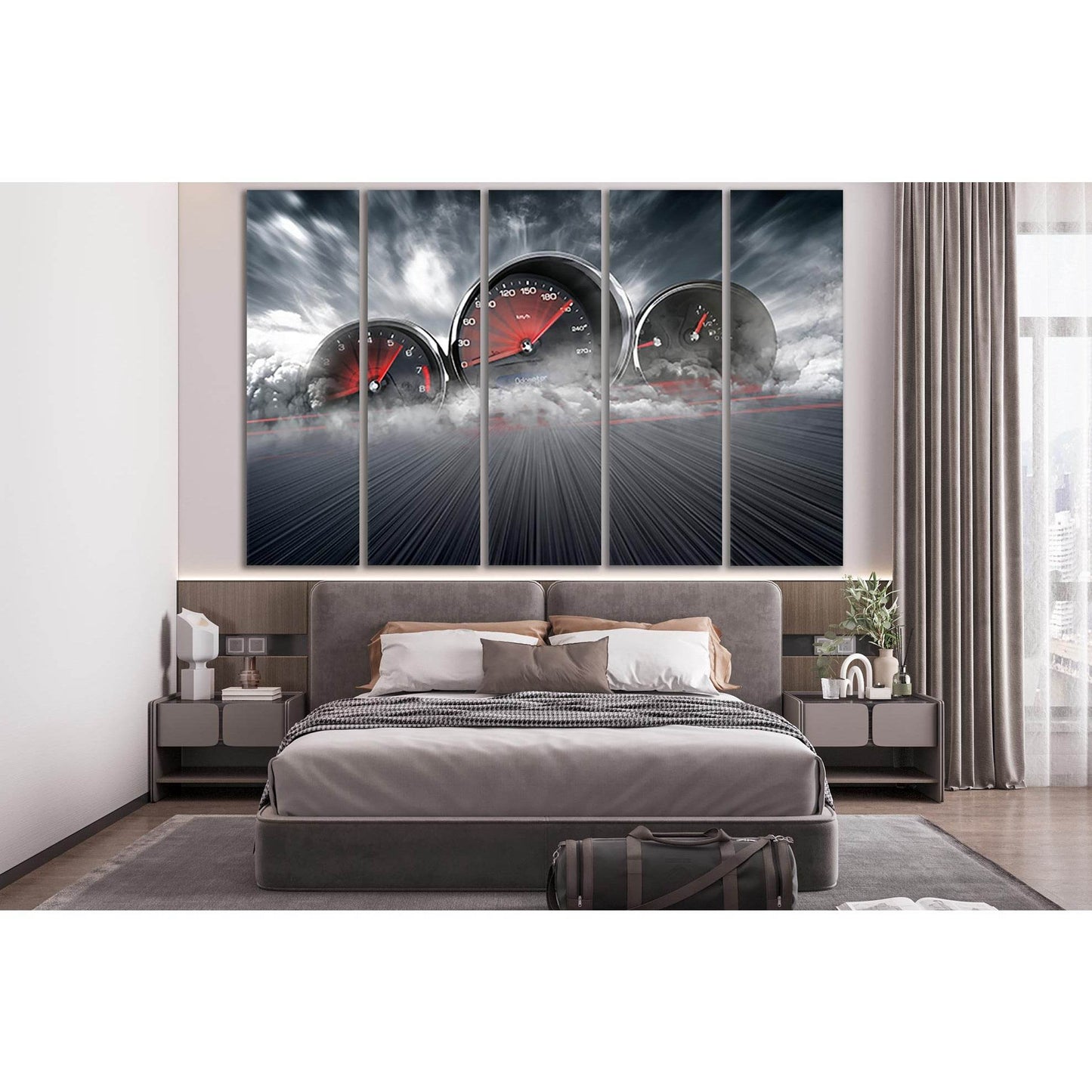 Speedometer Shows High Speed №SL764 Ready to Hang Canvas PrintCanvas art arrives ready to hang, with hanging accessories included and no additional framing required. Every canvas print is hand-crafted, made on-demand at our workshop and expertly stretched