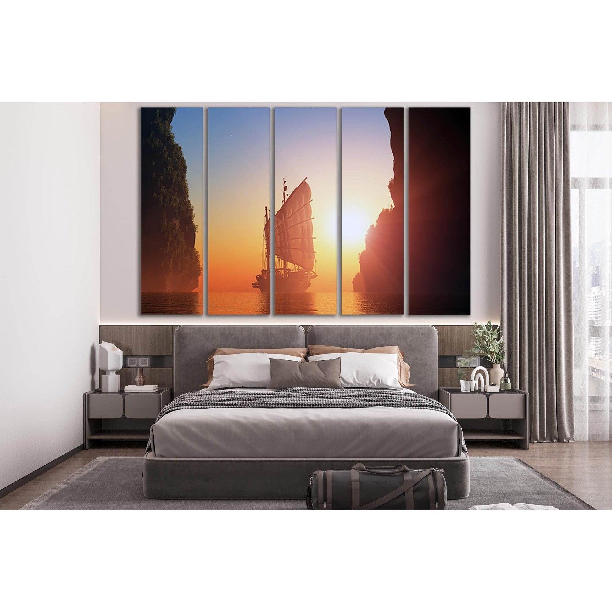 Beautiful Ship Sailboat №SL288 Ready to Hang Canvas PrintCanvas art arrives ready to hang, with hanging accessories included and no additional framing required. Every canvas print is hand-crafted, made on-demand at our workshop and expertly stretched arou