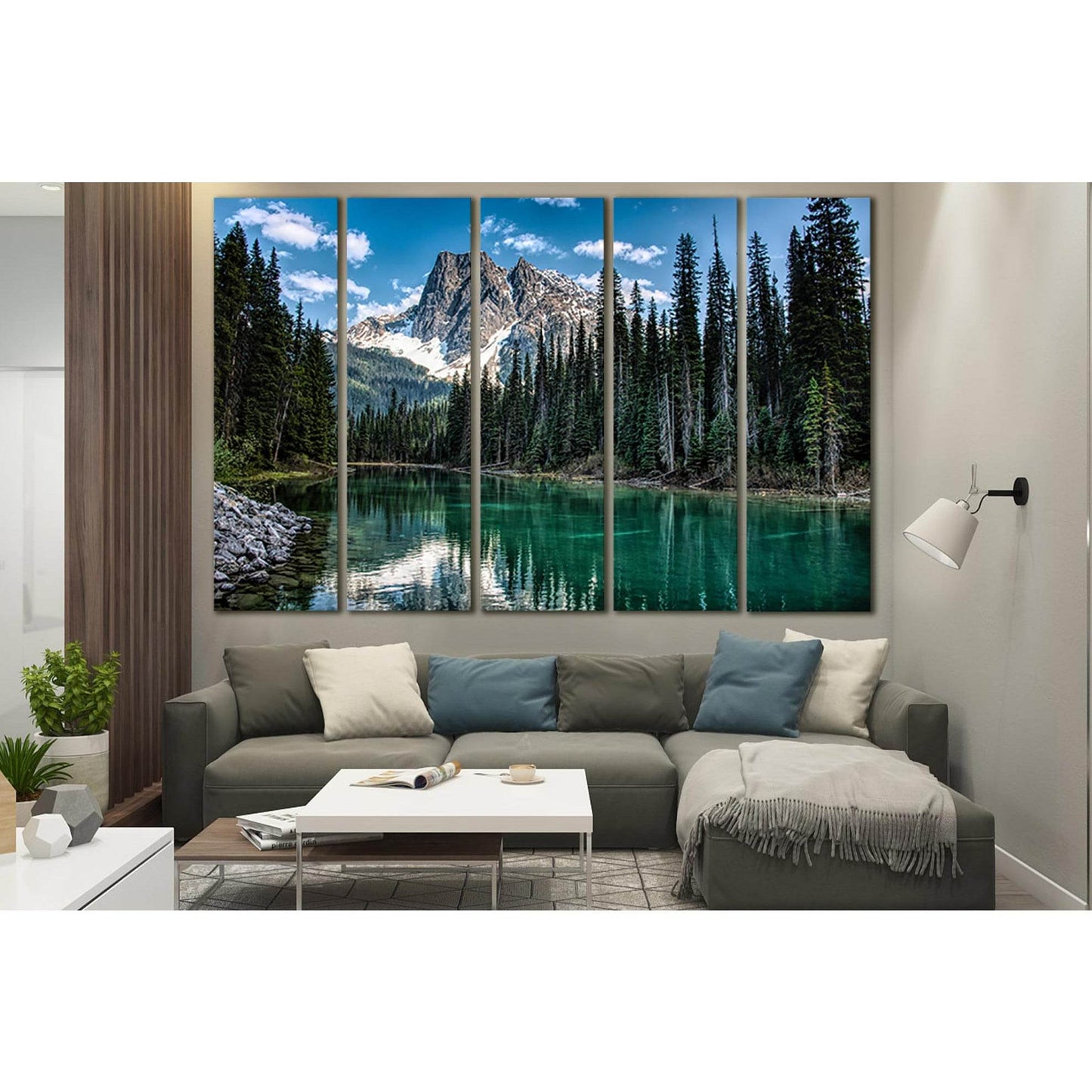 River In Mountain Forest №SL1596 Ready to Hang Canvas PrintCanvas art arrives ready to hang, with hanging accessories included and no additional framing required. Every canvas print is hand-crafted, made on-demand at our workshop and expertly stretched ar