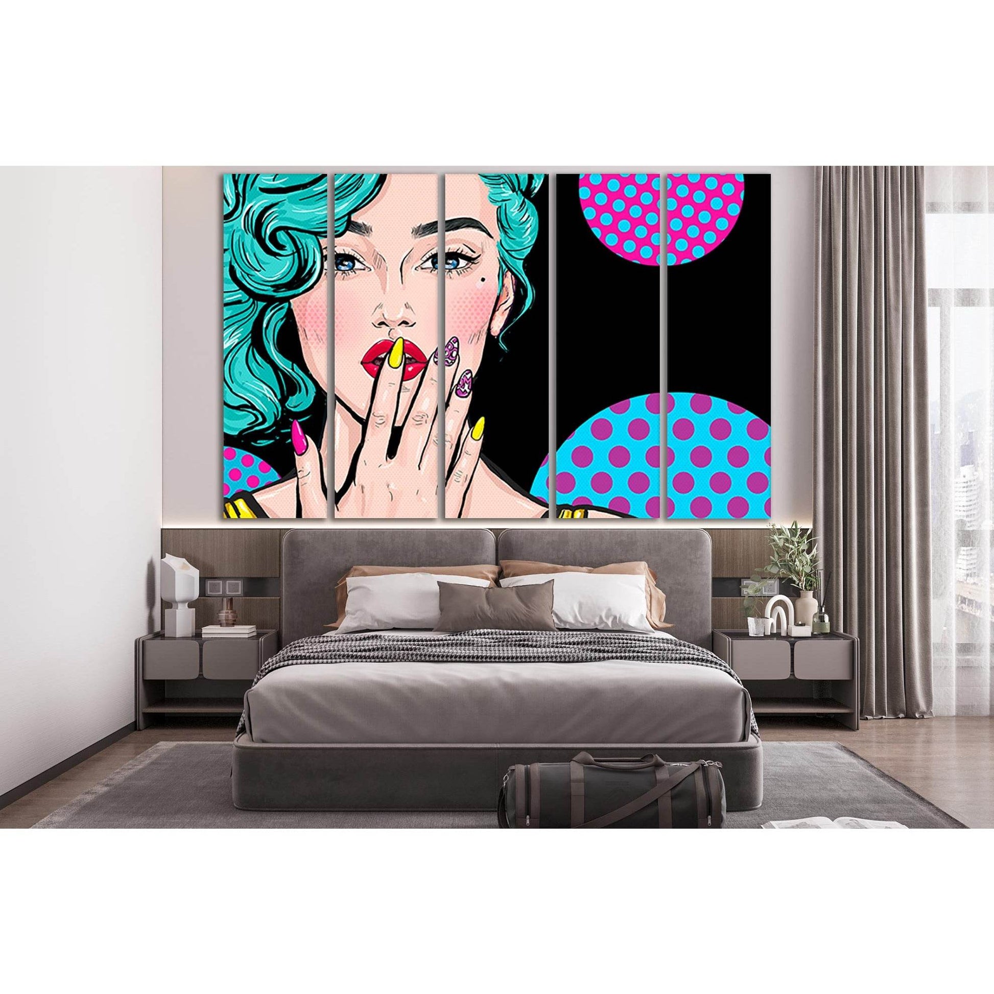 Fashion Illustration Of A Girl Pop Art №SL548 Ready to Hang Canvas PrintCanvas art arrives ready to hang, with hanging accessories included and no additional framing required. Every canvas print is hand-crafted, made on-demand at our workshop and expertly
