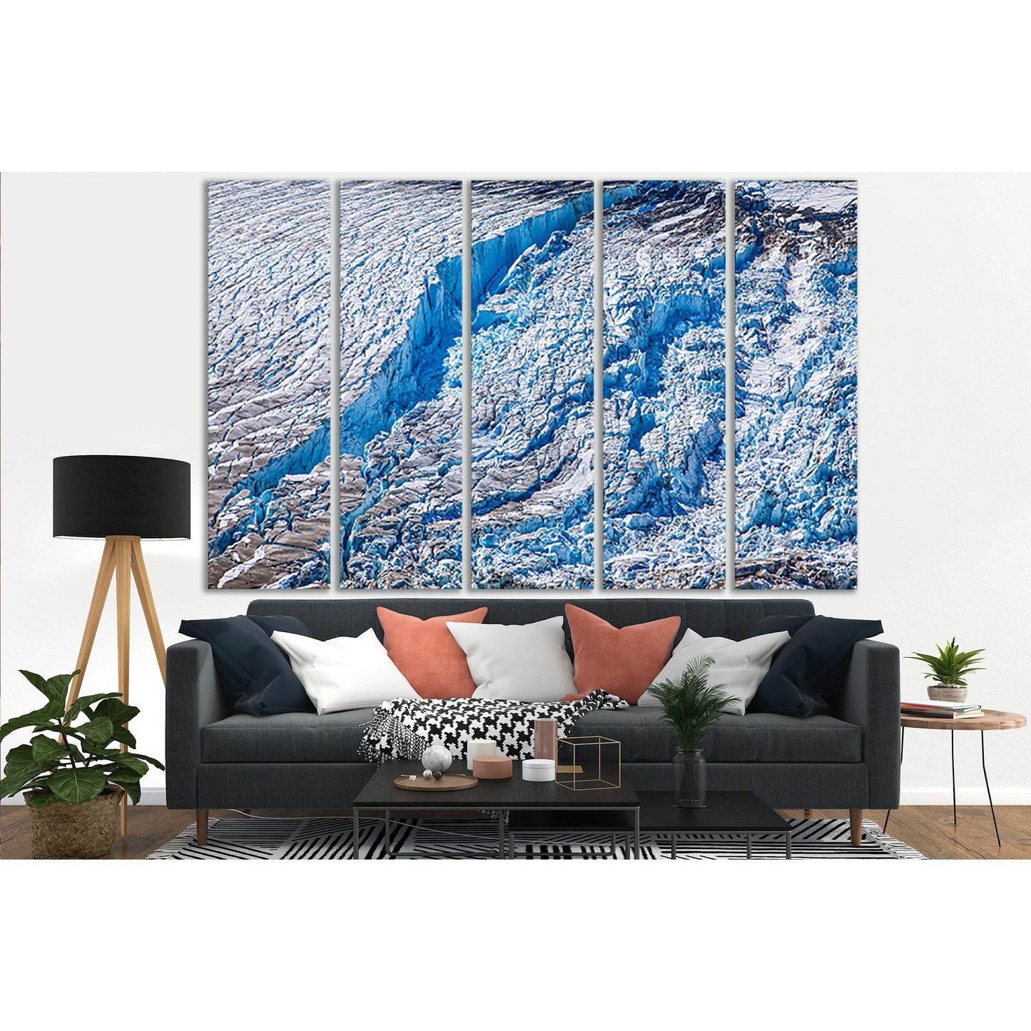 The Salmon Glacier №SL1349 Ready to Hang Canvas PrintFast traslate Icon translate Canvas art arrives ready to hang, with hanging accessories included and no additional framing required. Every canvas print is hand-crafted, made on-demand at our workshop an