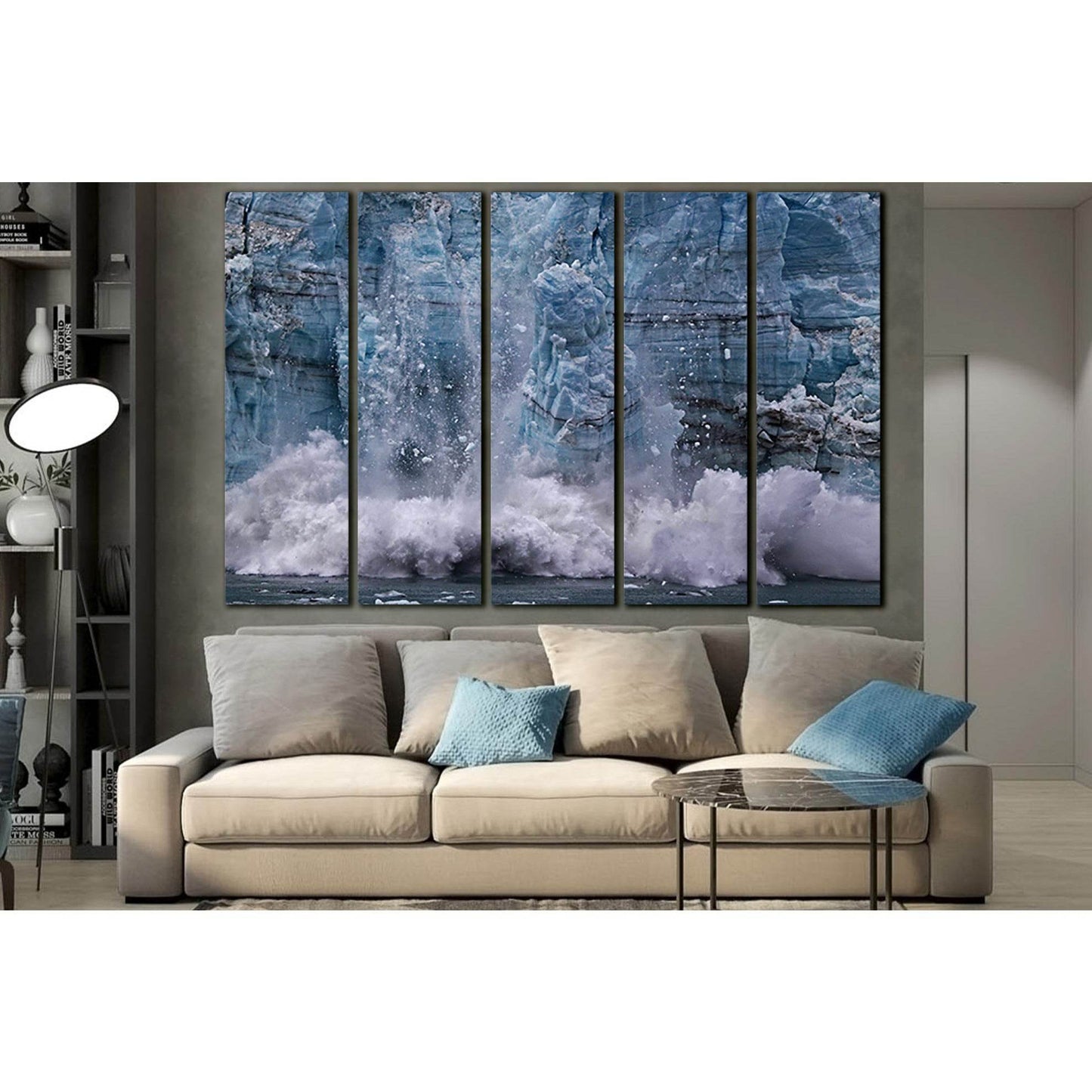 Ice Calving From Margerie Glacier №SL1314 Ready to Hang Canvas PrintCanvas art arrives ready to hang, with hanging accessories included and no additional framing required. Every canvas print is hand-crafted, made on-demand at our workshop and expertly str