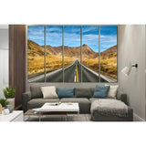 Open Roads To Mountains №SL1562 Ready to Hang Canvas Print