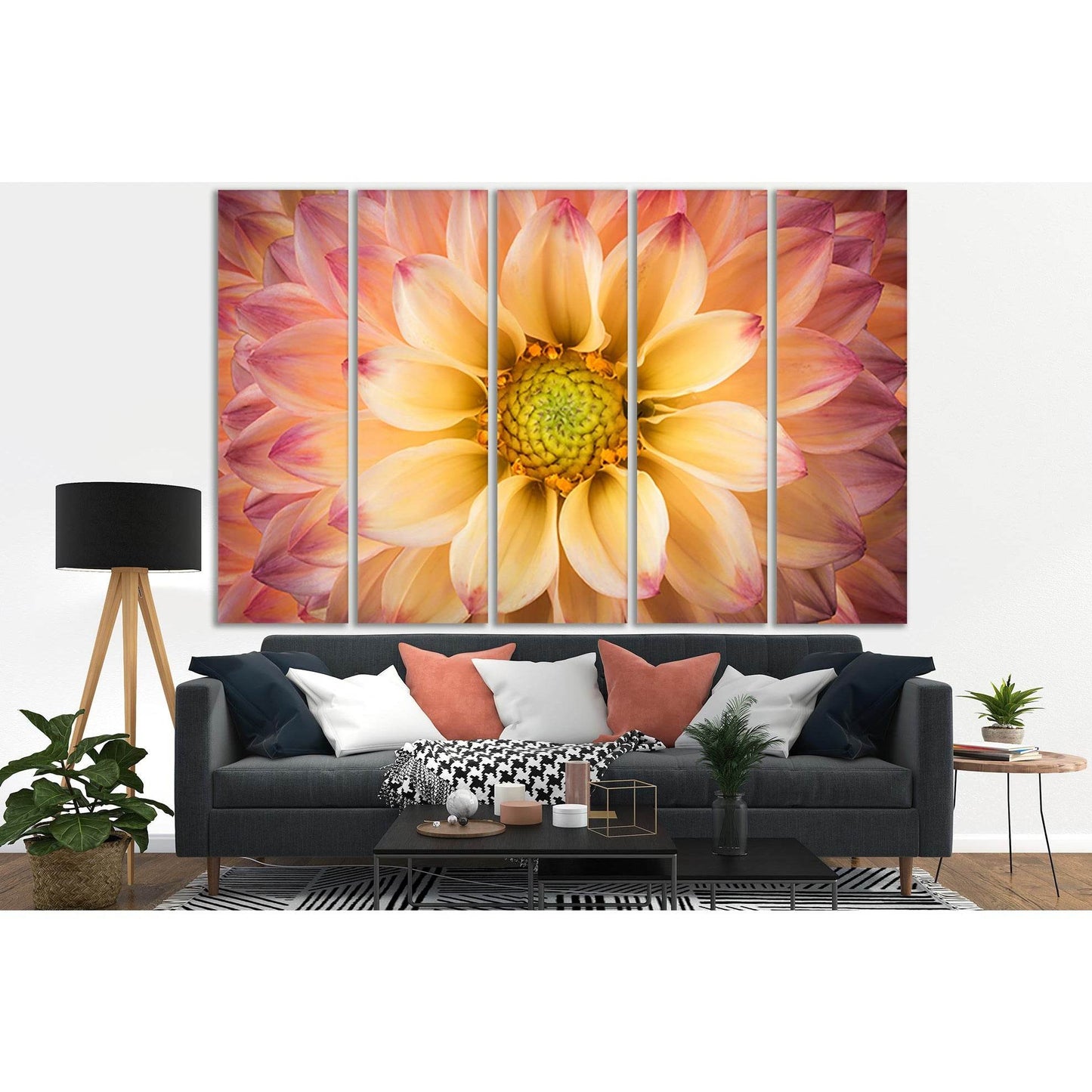 Colorful Flower Macro №SL713 Ready to Hang Canvas PrintCanvas art arrives ready to hang, with hanging accessories included and no additional framing required. Every canvas print is hand-crafted, made on-demand at our workshop and expertly stretched around
