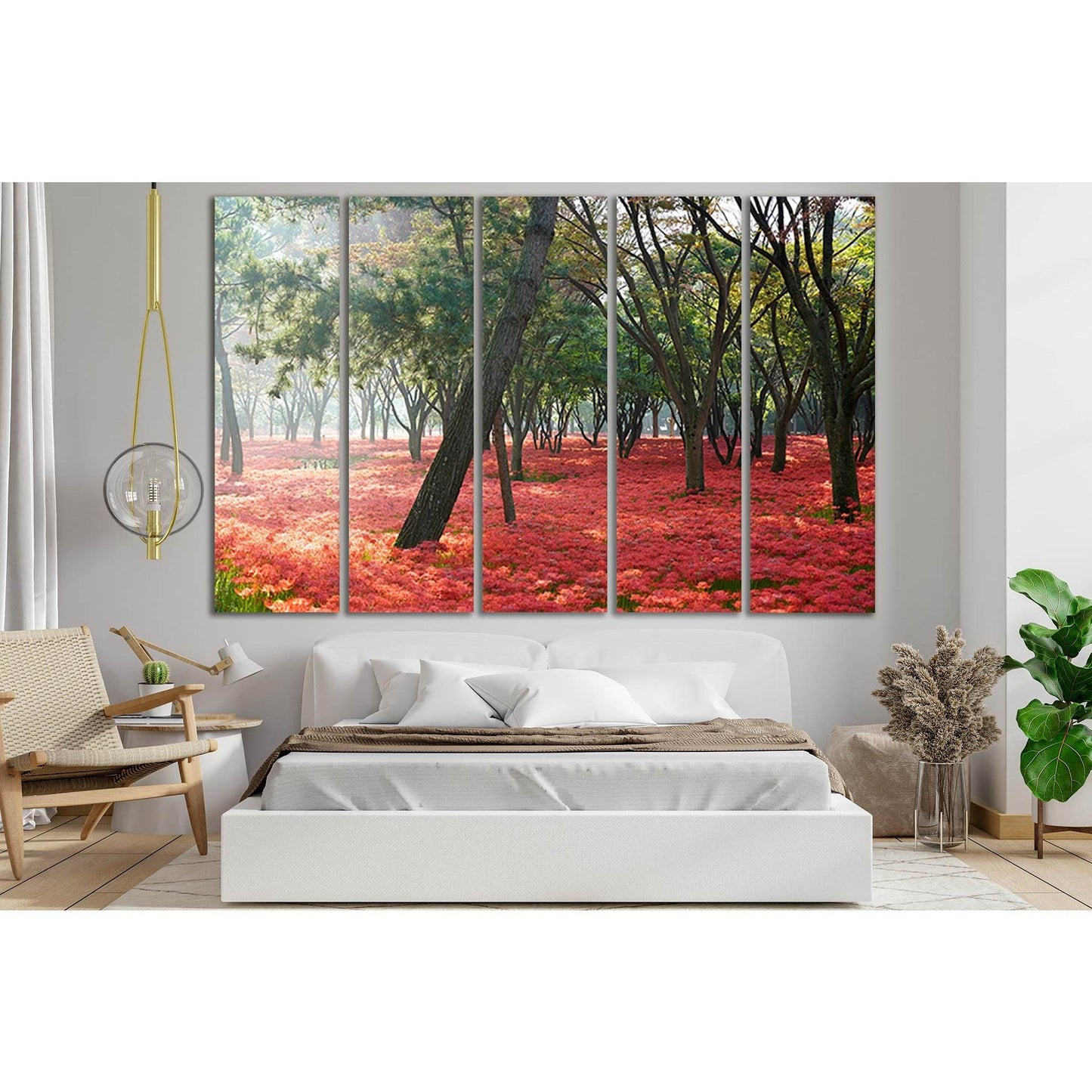 Trees Among Flowers In Park №SL724 Ready to Hang Canvas PrintCanvas art arrives ready to hang, with hanging accessories included and no additional framing required. Every canvas print is hand-crafted, made on-demand at our workshop and expertly stretched