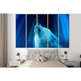 Howl Of The White Wolf №SL1521 Ready to Hang Canvas Print