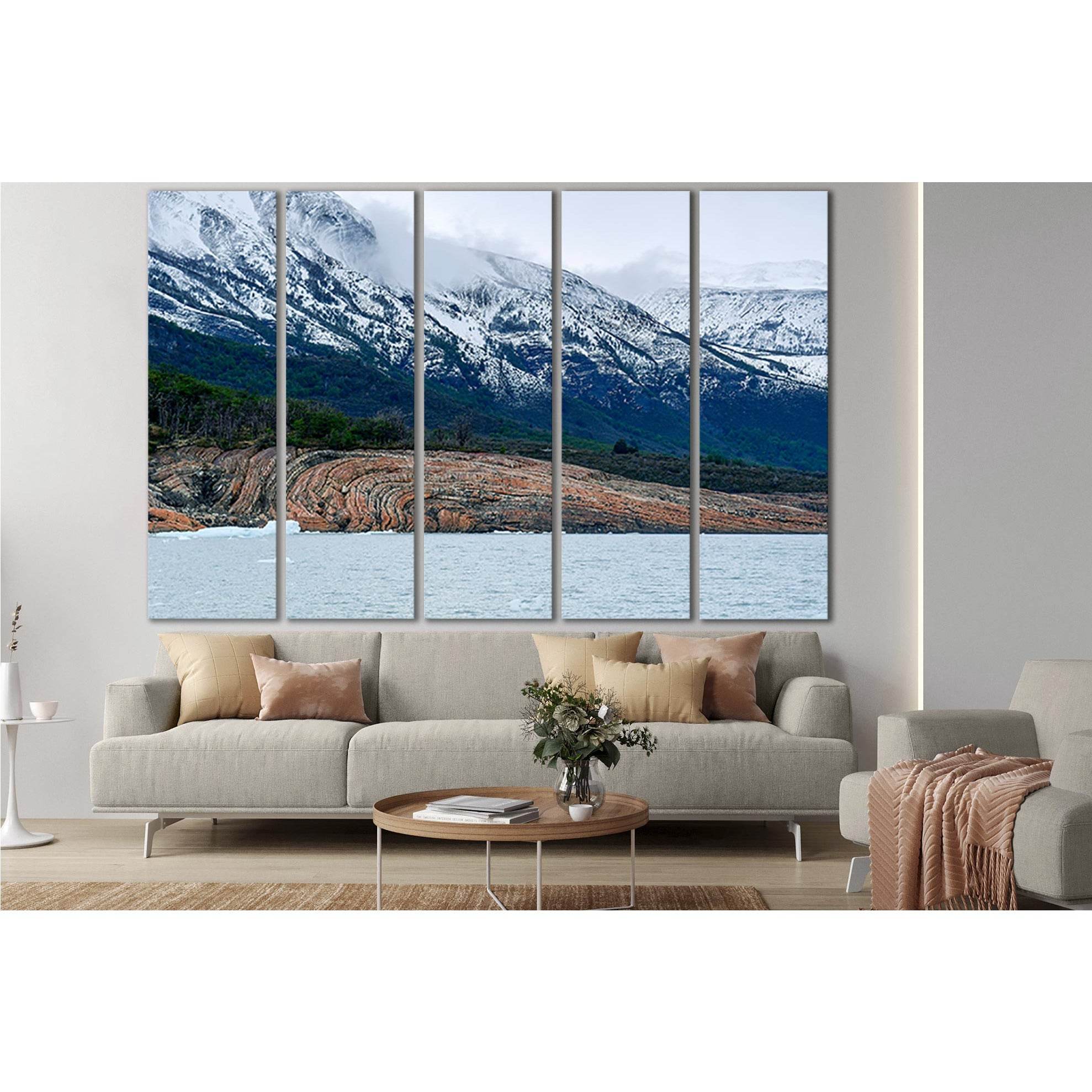 The Perito Moreno Glacier №SL1331 Ready to Hang Canvas Print
