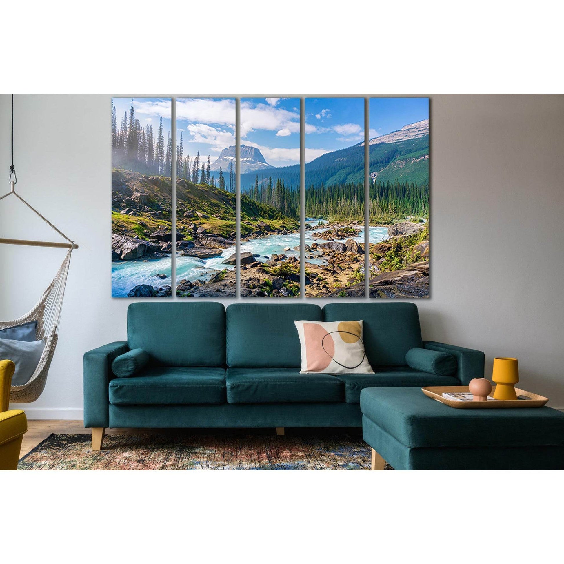 Gorgeous Mountain River №SL1592 Ready to Hang Canvas PrintCanvas art arrives ready to hang, with hanging accessories included and no additional framing required. Every canvas print is hand-crafted, made on-demand at our workshop and expertly stretched aro