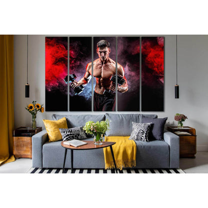 Muscular Athlete №SL945 Ready to Hang Canvas PrintCanvas art arrives ready to hang, with hanging accessories included and no additional framing required. Every canvas print is hand-crafted, made on-demand at our workshop and expertly stretched around 100%