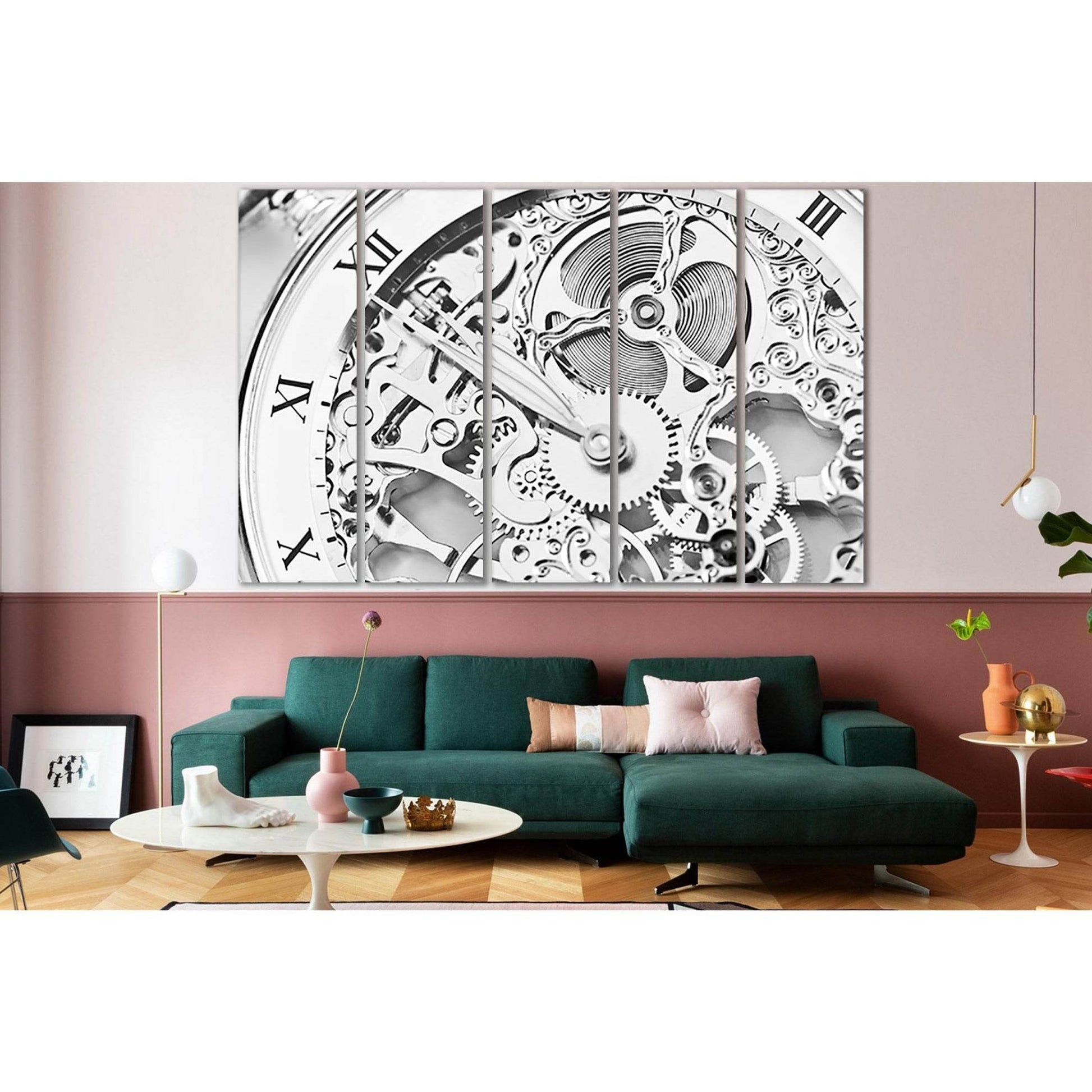 Close View Of Watch Mechanism №SL759 Ready to Hang Canvas PrintCanvas art arrives ready to hang, with hanging accessories included and no additional framing required. Every canvas print is hand-crafted, made on-demand at our workshop and expertly stretche