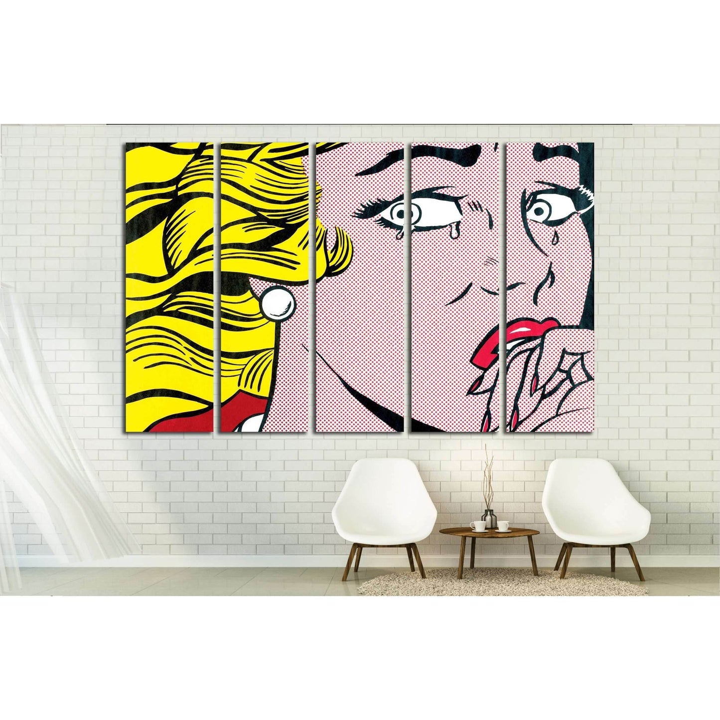 1960s pop art №3300 Ready to Hang Canvas PrintCanvas art arrives ready to hang, with hanging accessories included and no additional framing required. Every canvas print is hand-crafted, made on-demand at our workshop and expertly stretched around 100% Nor