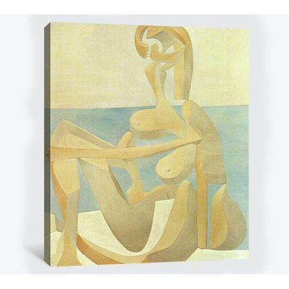 Pablo Picasso, Seated Bather - Canvas printCanvas art arrives ready to hang, with hanging accessories included and no additional framing required. Every canvas print is hand-crafted, made on-demand at our workshop and expertly stretched around 100% North