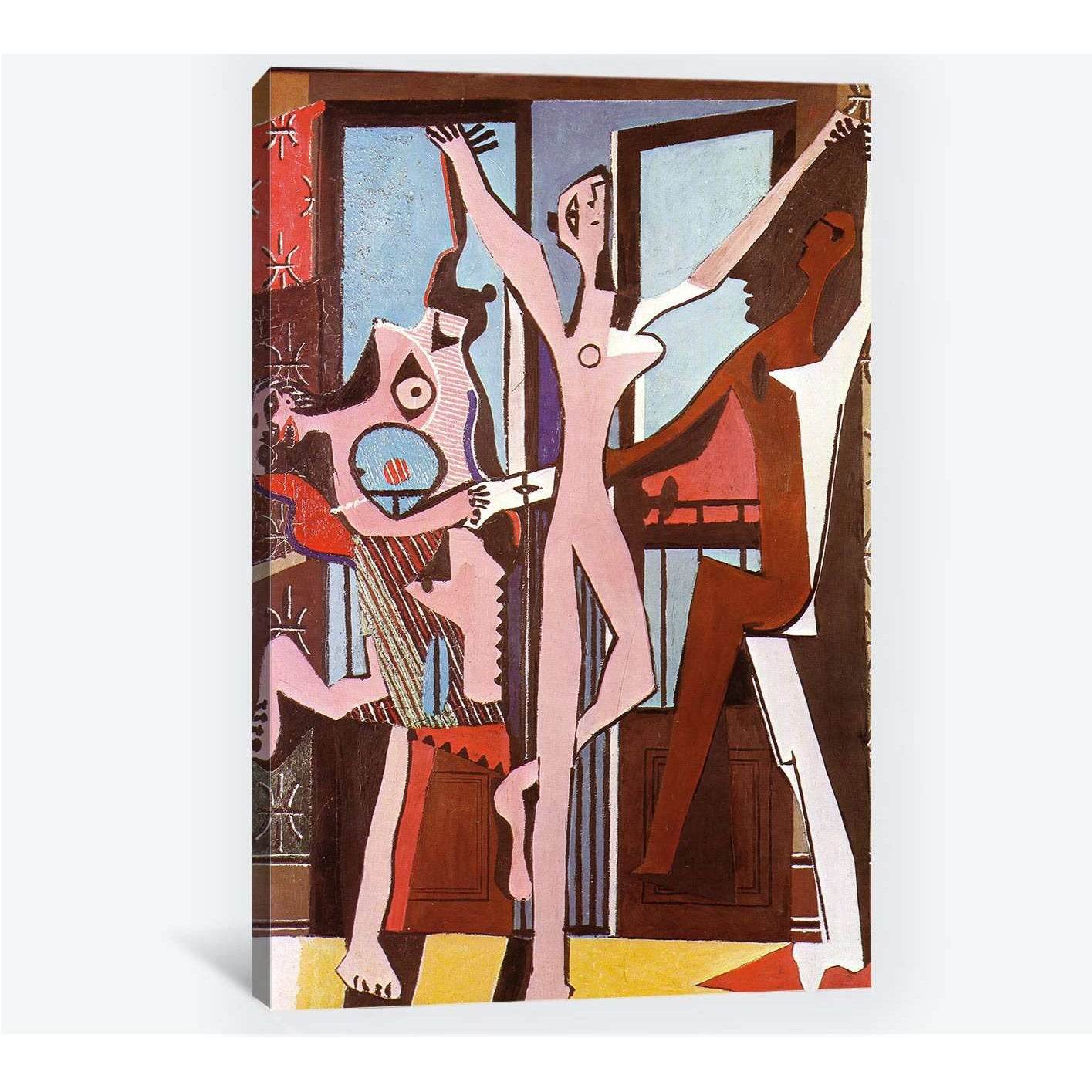Pablo Picasso, three dancers - Canvas printCanvas art arrives ready to hang, with hanging accessories included and no additional framing required. Every canvas print is hand-crafted, made on-demand at our workshop and expertly stretched around 100% North