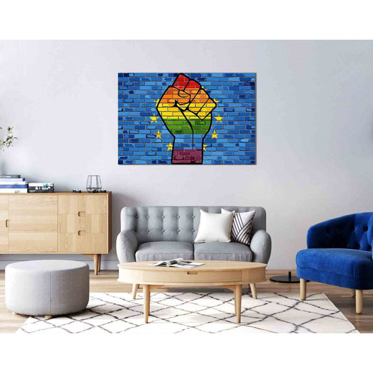 LGBT Protest №2144 Ready to Hang Canvas PrintCanvas art arrives ready to hang, with hanging accessories included and no additional framing required. Every canvas print is hand-crafted, made on-demand at our workshop and expertly stretched around 100% Nort
