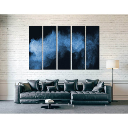 Blue Smoke Abstract №04351 Ready to Hang Canvas PrintCanvas art arrives ready to hang, with hanging accessories included and no additional framing required. Every canvas print is hand-crafted, made on-demand at our workshop and expertly stretched around 1