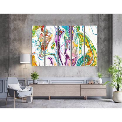 Bright Colorful Abstract №04393 Ready to Hang Canvas PrintCanvas art arrives ready to hang, with hanging accessories included and no additional framing required. Every canvas print is hand-crafted, made on-demand at our workshop and expertly stretched aro