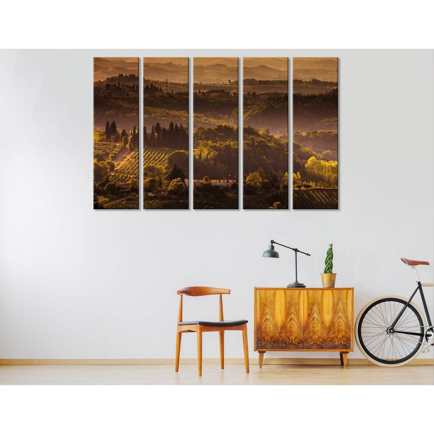 Landscape In Tuscany At Sunset In Summer №04206 Ready to Hang Canvas PrintCanvas art arrives ready to hang, with hanging accessories included and no additional framing required. Every canvas print is hand-crafted, made on-demand at our workshop and expert