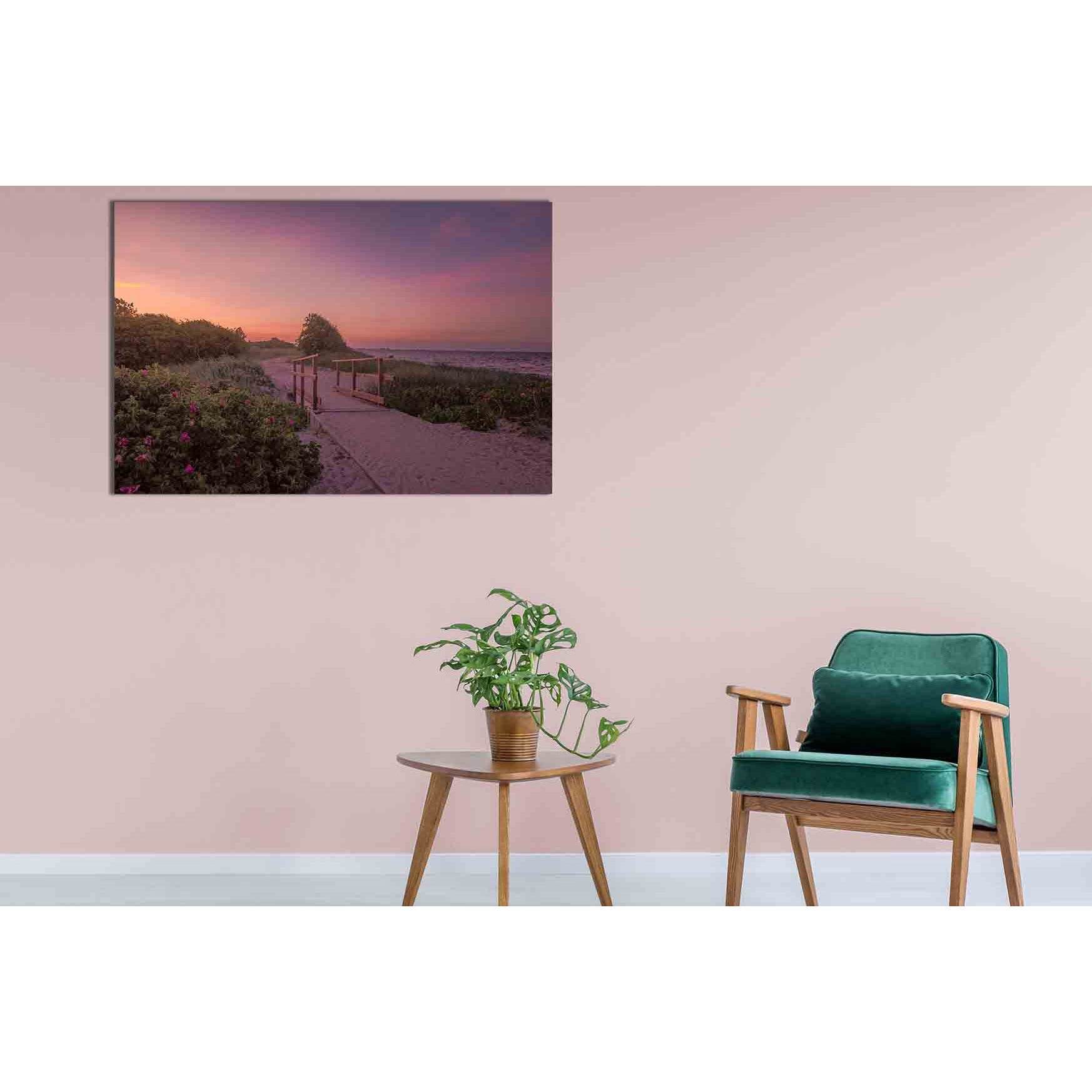 Wooden bridge by the sea №D1808 Ready to Hang Canvas PrintCanvas art arrives ready to hang, with hanging accessories included and no additional framing required. Every canvas print is hand-crafted, made on-demand at our workshop and expertly stretched aro