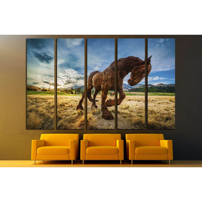 Horse Wall Art №5018Canvas art arrives ready to hang, with hanging accessories included and no additional framing required. Every canvas print is hand-crafted, made on-demand at our workshop and expertly stretched around 100% North American Pine wood stre