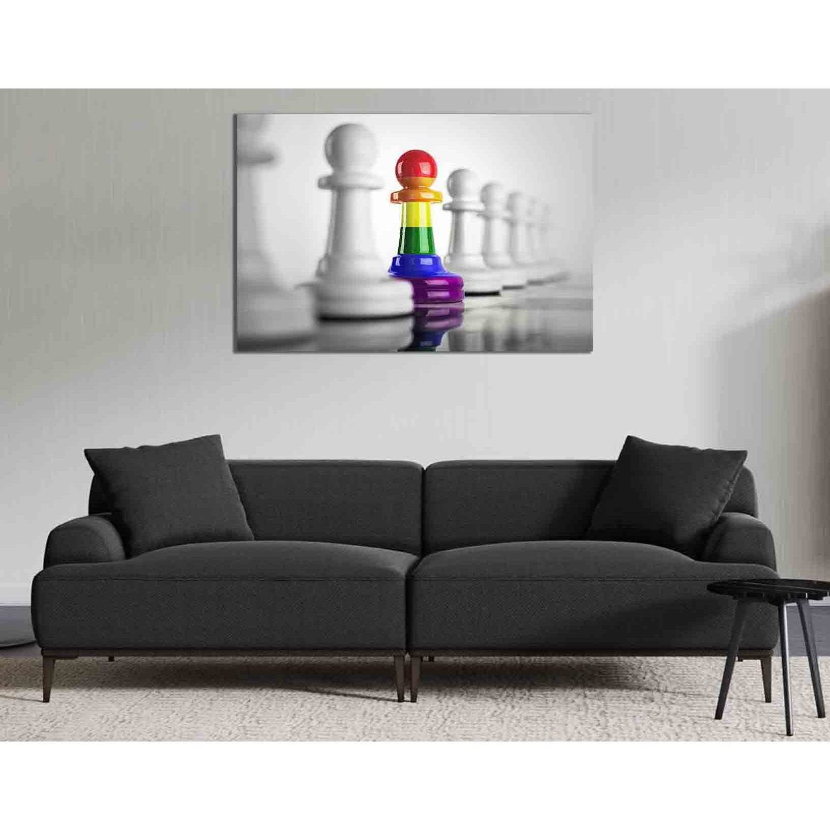Gay pride №2117 Ready to Hang Canvas PrintCanvas art arrives ready to hang, with hanging accessories included and no additional framing required. Every canvas print is hand-crafted, made on-demand at our workshop and expertly stretched around 100% North A