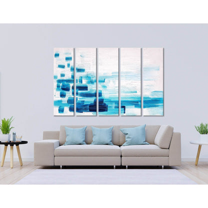 Blue Sea Waves Abstract №04260 Ready to Hang Canvas PrintCanvas art arrives ready to hang, with hanging accessories included and no additional framing required. Every canvas print is hand-crafted, made on-demand at our workshop and expertly stretched arou