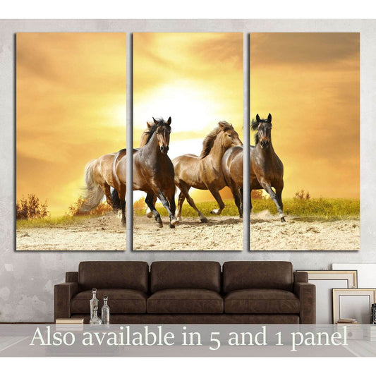 Beautiful horses wall art №5012Canvas art arrives ready to hang, with hanging accessories included and no additional framing required. Every canvas print is hand-crafted, made on-demand at our workshop and expertly stretched around 100% North American Pin